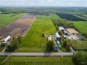 St-Sylvre (Centre-du-Qubec) : Remarquable ferme d'argousiers, houblonnire, rablire, 108 acres. 