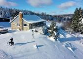 Audet (Estrie) : Domaine de 152 acres, rablire, contingent 5820 lb, terre de culture, maison