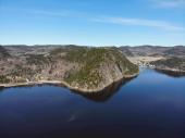 Ste-Rose-du-Nord (Saguenay-Lac-St-Jean) : Terrain constructible 589 820 pi2 (13 ac.), accs  l'eau 